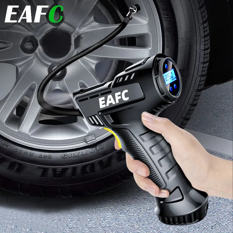 Pump Portable Air Compressor 120w Tire Inflator Digital for Car Bicycle Balls