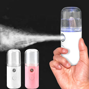 Mini Humidifier Portable Rechargeable Small Wireless Nano Personal Face Sprayer Cool Mist Maker Fogger Humidifier