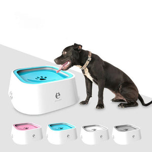 Dog Drinking Water Bowls Floating Non-Wetting Mouth Cat Slow Anti-Overflow