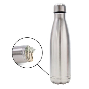 Water Bottle Portable Water Bottle Secret Stash Pill Organizer Can Safe Hiding Spot for Money Bonus Key Ring Box