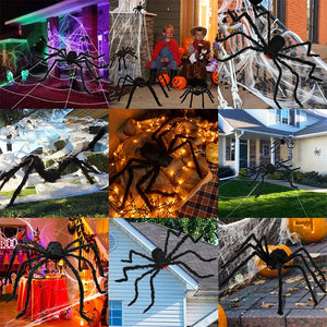 Black Spider Halloween Decoration Haunted House