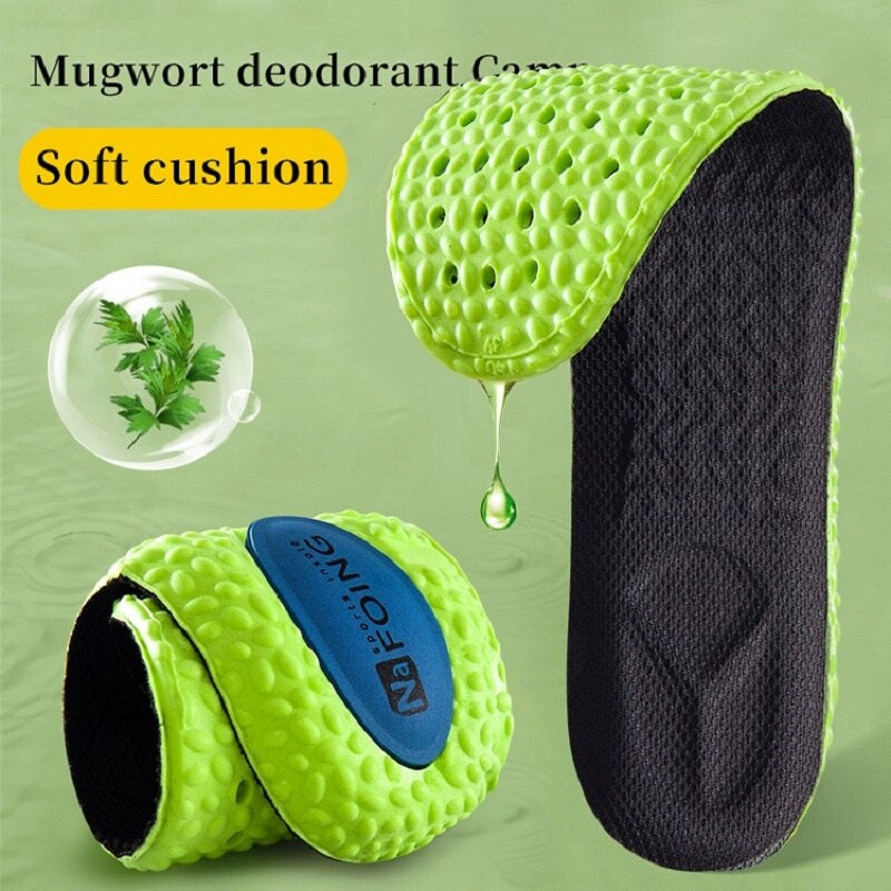 Sports Shock Absorption Insole Shoes Pad Men Women