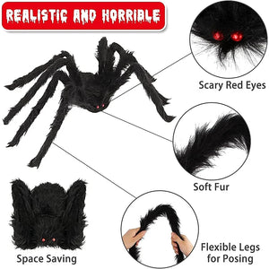 Black Spider Halloween Decoration Haunted House