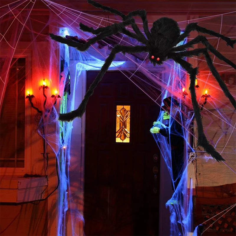 Black Spider Halloween Decoration Haunted House