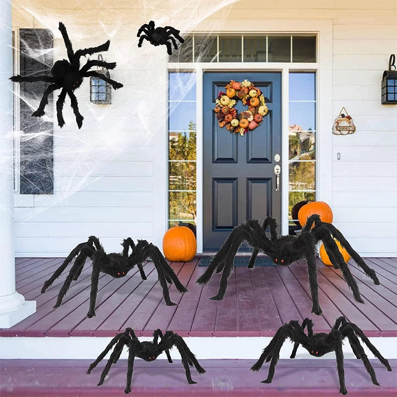 Black Spider Halloween Decoration Haunted House