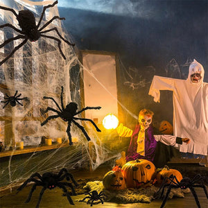 Black Spider Halloween Decoration Haunted House