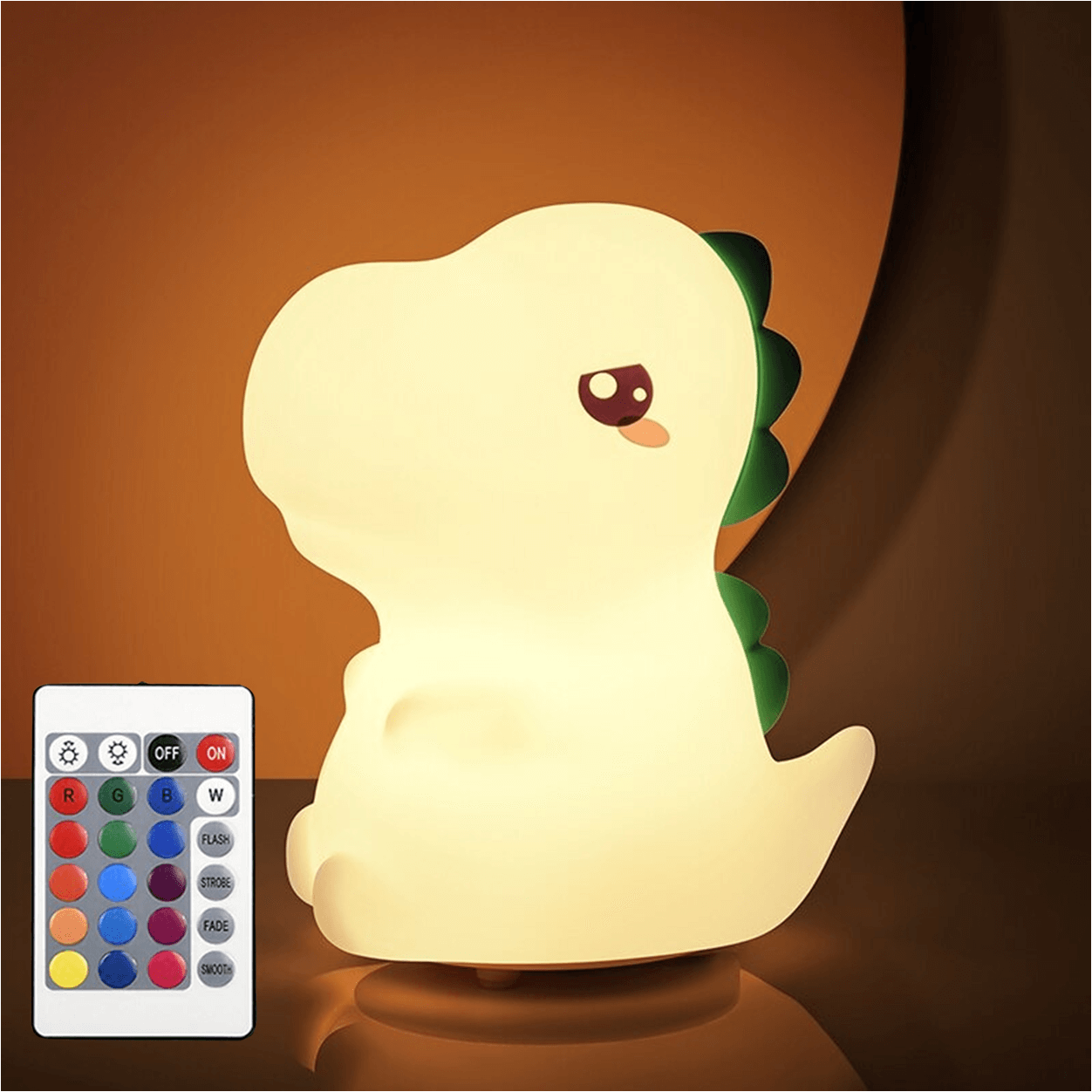 Baby Dinosaur Night Lamp Light Bedroom with Remote Control