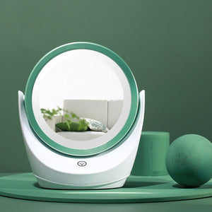 LED Mirror Bathroom Makeup With LED Light 360 Degree Double-Sided