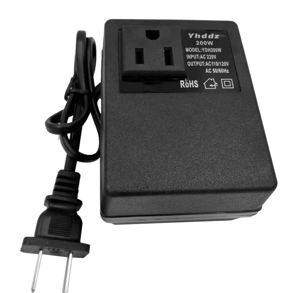 220 to 110 adapter Transformer Convert Travel Power 200W