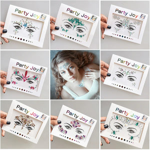 Face Tattoo Eye Sticker Diamond Face Sticker Woman Tatoo