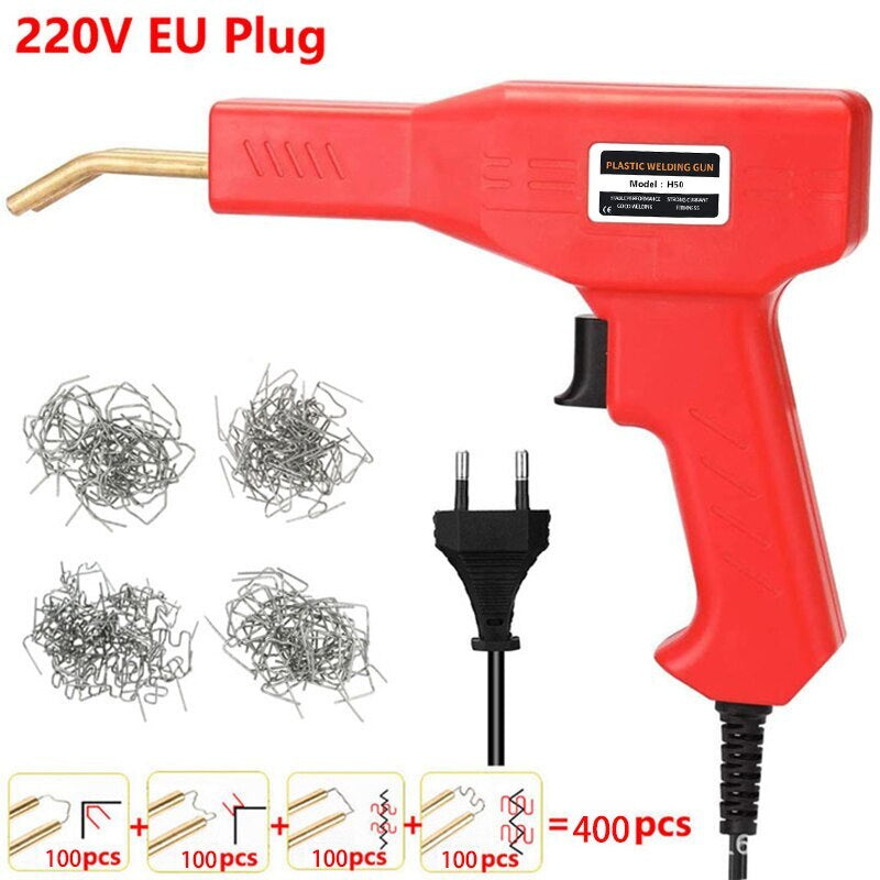 Welder Hot Nails Gun Car Bumper Repair Kit Cracking Tool