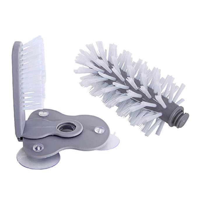 Wall-mounted Glass Cleaning Brush