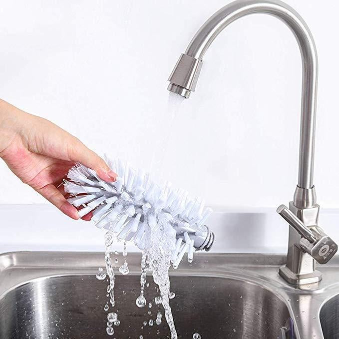 Wall-mounted Glass Cleaning Brush