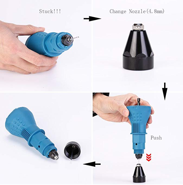 Electric Rivet Nut Gun Riveting Tool