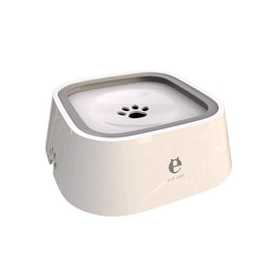 Dog Drinking Water Bowls Floating Non-Wetting Mouth Cat Slow Anti-Overflow