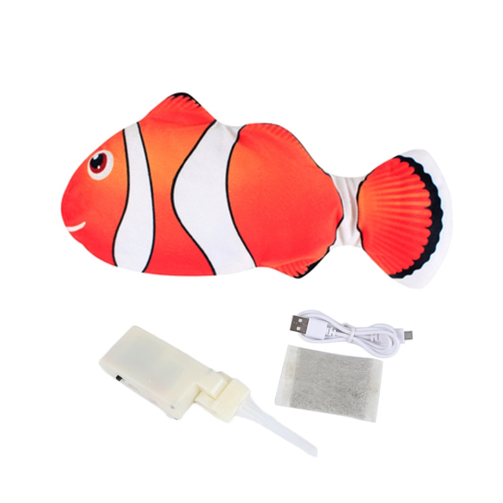 Baby Fish Toy flopping and moving with light and sound Realistic Flopping