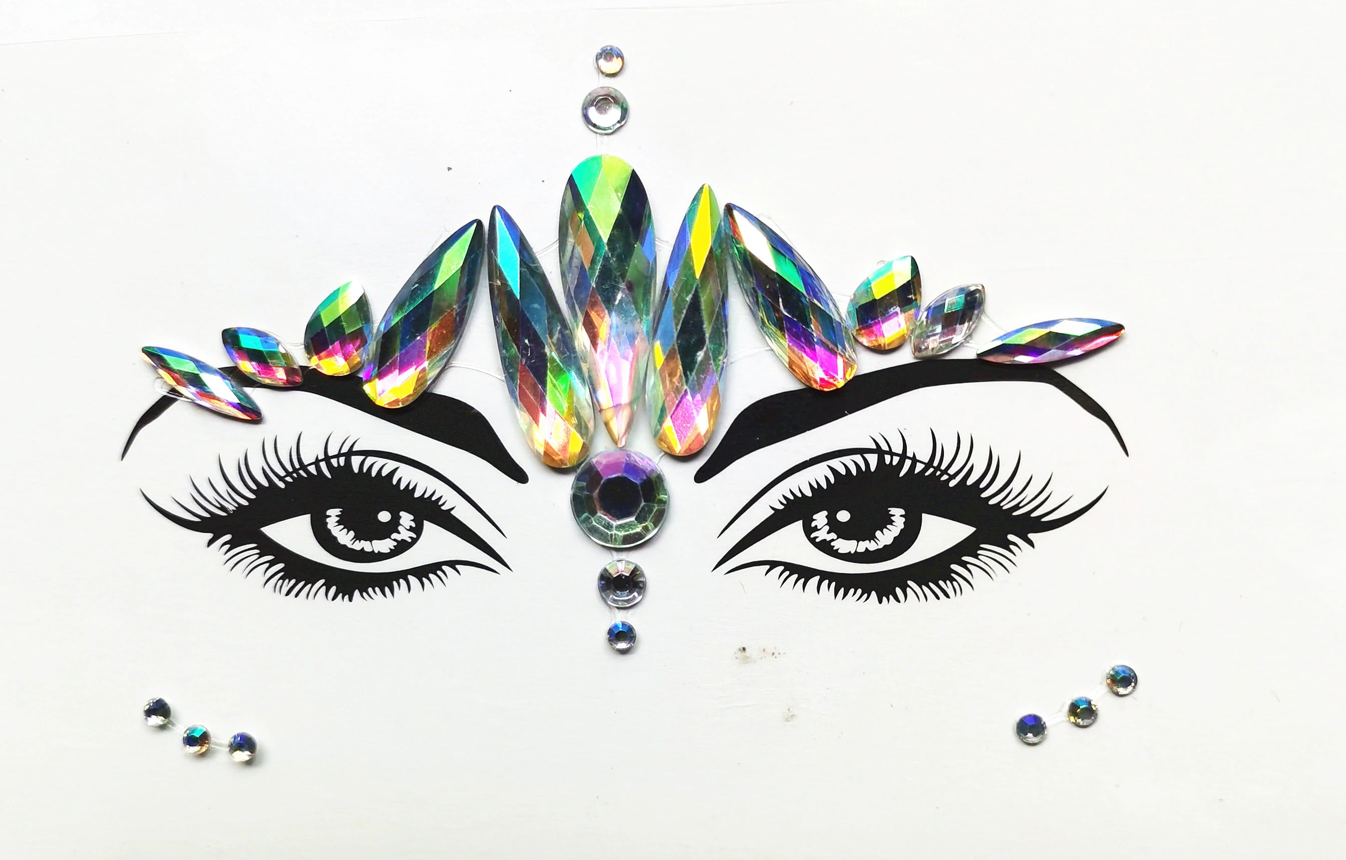 Face Tattoo Eye Sticker Diamond Face Sticker Woman Tatoo