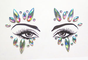 Face Tattoo Eye Sticker Diamond Face Sticker Woman Tatoo