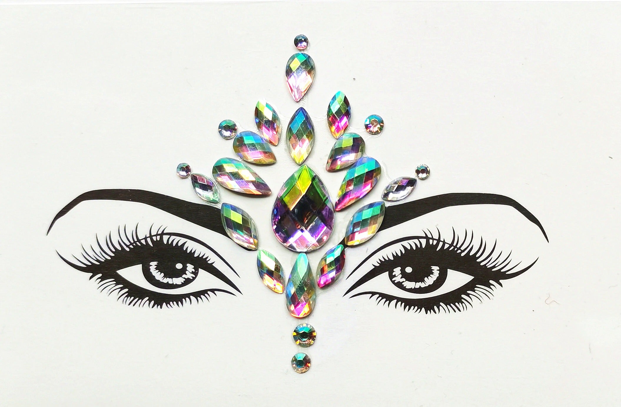 Face Tattoo Eye Sticker Diamond Face Sticker Woman Tatoo