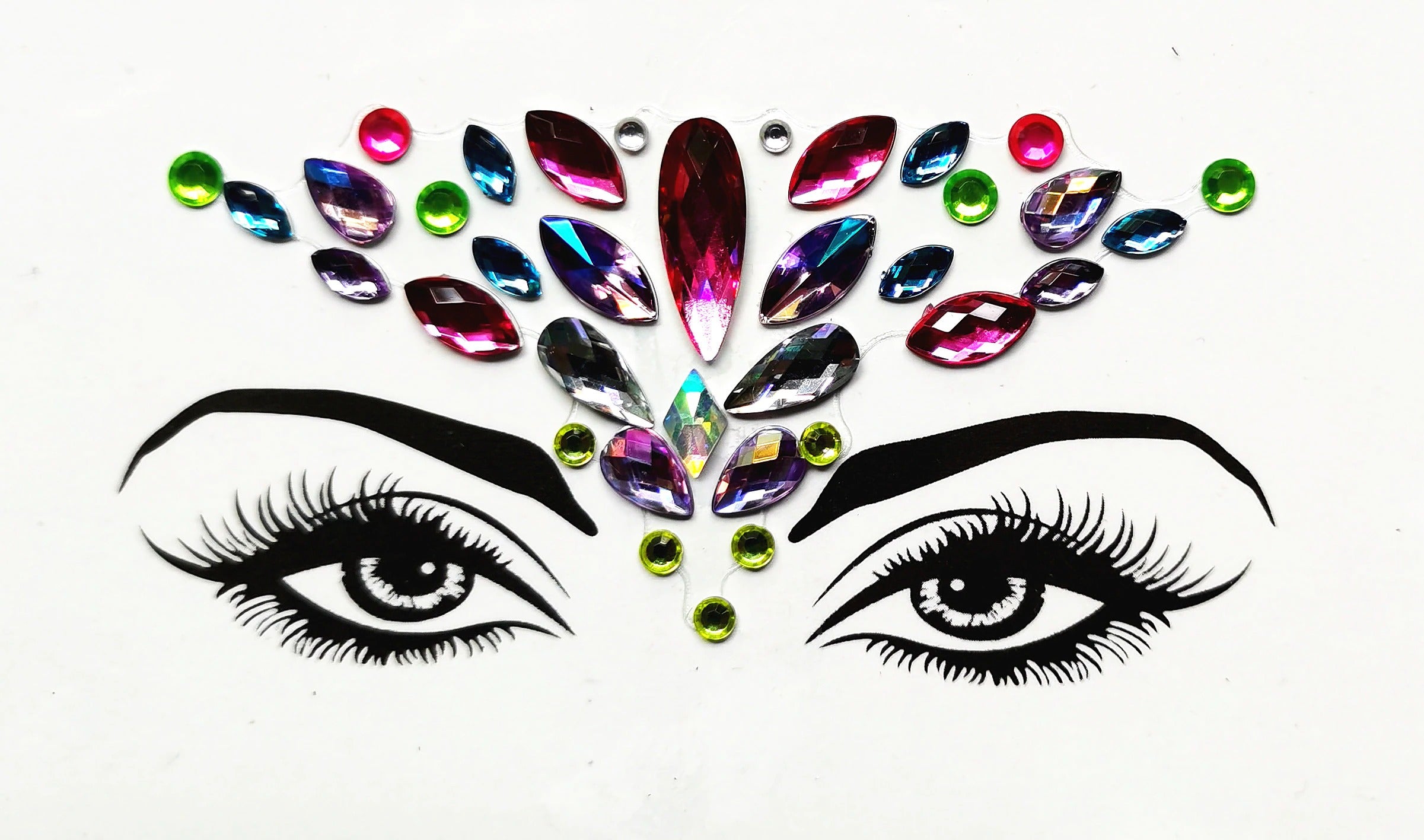 Face Tattoo Eye Sticker Diamond Face Sticker Woman Tatoo