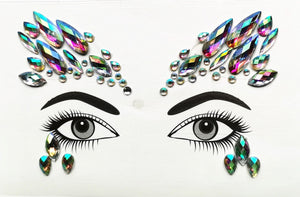 Face Tattoo Eye Sticker Diamond Face Sticker Woman Tatoo