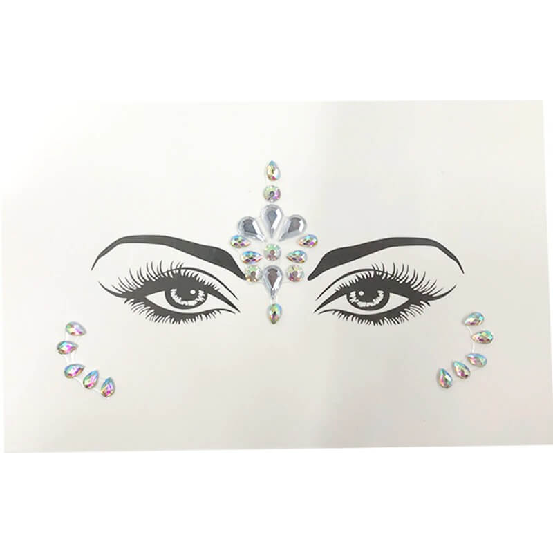 Face Tattoo Eye Sticker Diamond Face Sticker Woman Tatoo