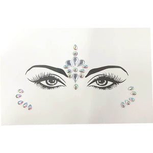 Face Tattoo Eye Sticker Diamond Face Sticker Woman Tatoo