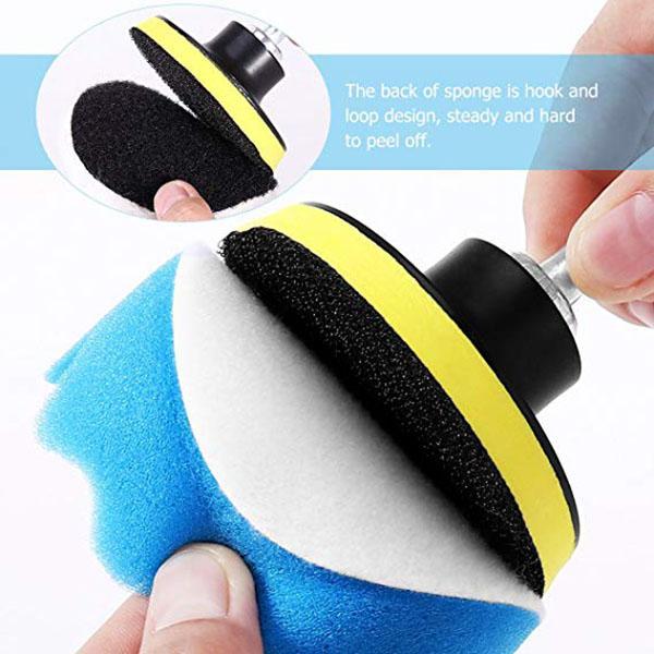 CAR POLISHING AND WAXING SPONGE SET