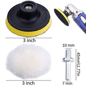 CAR POLISHING AND WAXING SPONGE SET