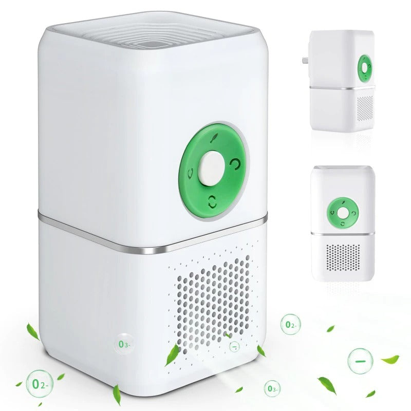 Air Purifier Ozone Generator Ionizer Mini 3 in 1 MultiFunction Mode Household Negative Ion Dusting Formaldehyde Removing