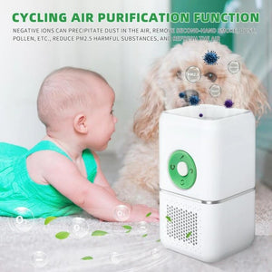 Air Purifier Ozone Generator Ionizer Mini 3 in 1 MultiFunction Mode Household Negative Ion Dusting Formaldehyde Removing