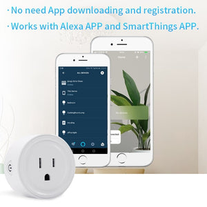 US Smart Plug Socket Wifi Surge Protector 110V with Alexa Google