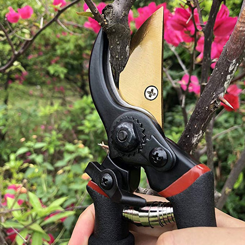 Garden Pruner Stainless Steel Scissor Labor-Saving Spring Pruning Shear Garden Grafting