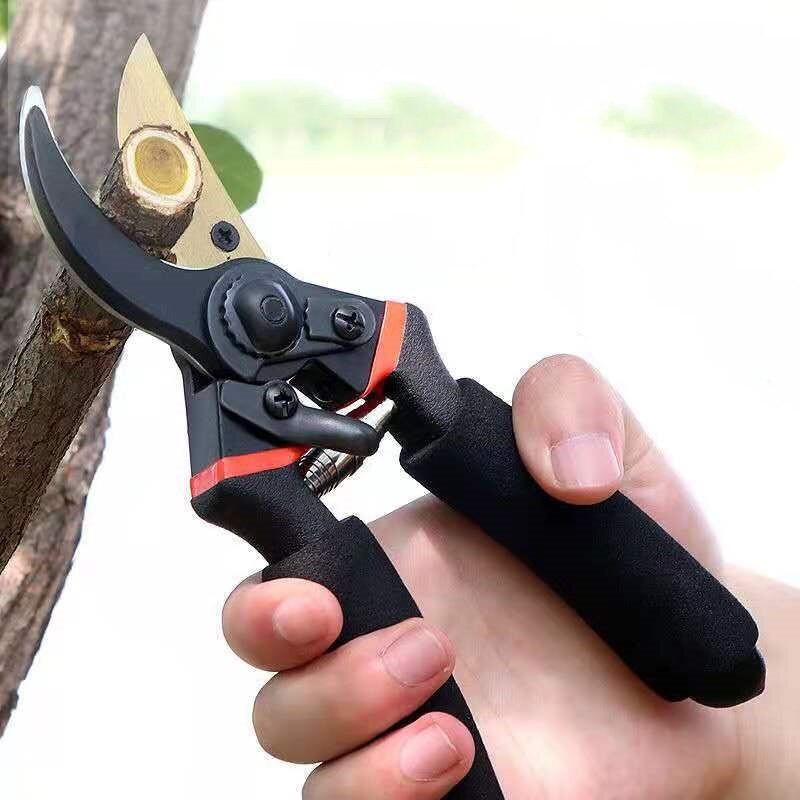 Garden Pruner Stainless Steel Scissor Labor-Saving Spring Pruning Shear Garden Grafting