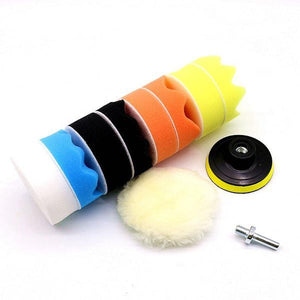 CAR POLISHING AND WAXING SPONGE SET