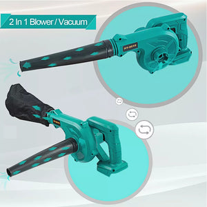Rechargeable Air Blower For Makita 18v Blower Dust Collector Computer Dust Cordless Vacuum Cleaner 600W Blower