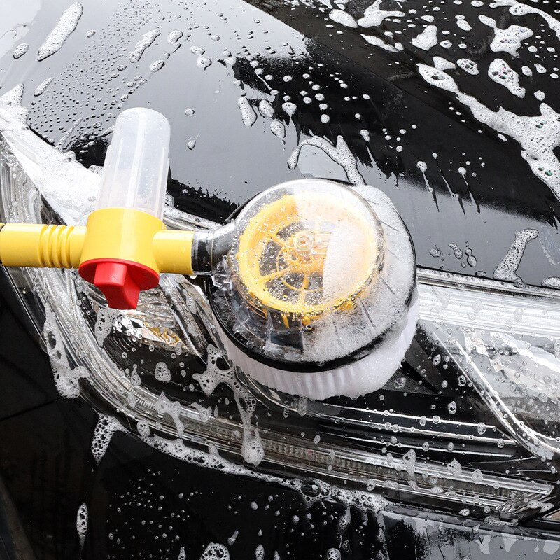 Car Cleaning Brush Car Wash Foam Brush Automatic Rotating