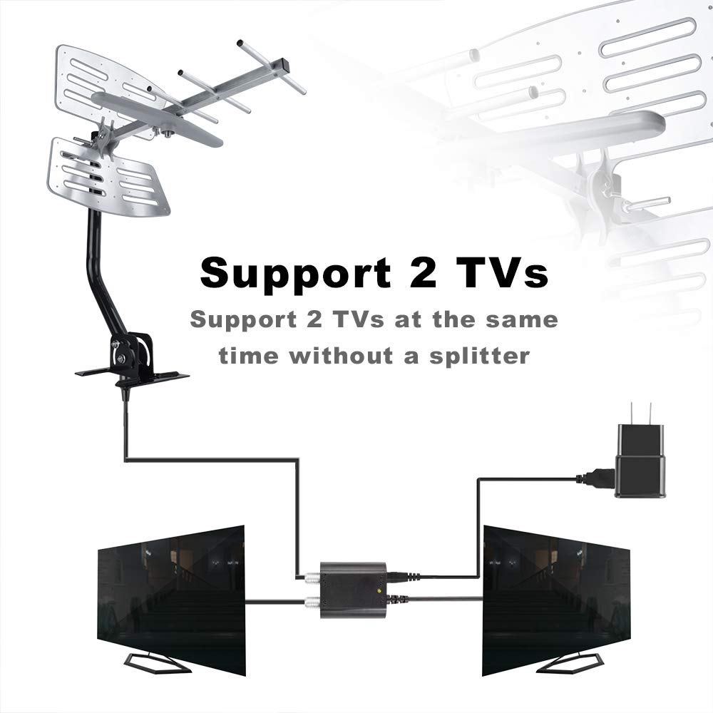 2500 miles Outdoor Digital HD TV Antenna super big Strong Signal satellite