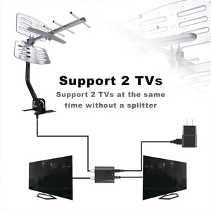 2500 miles Outdoor Digital HD TV Antenna super big Strong Signal satellite