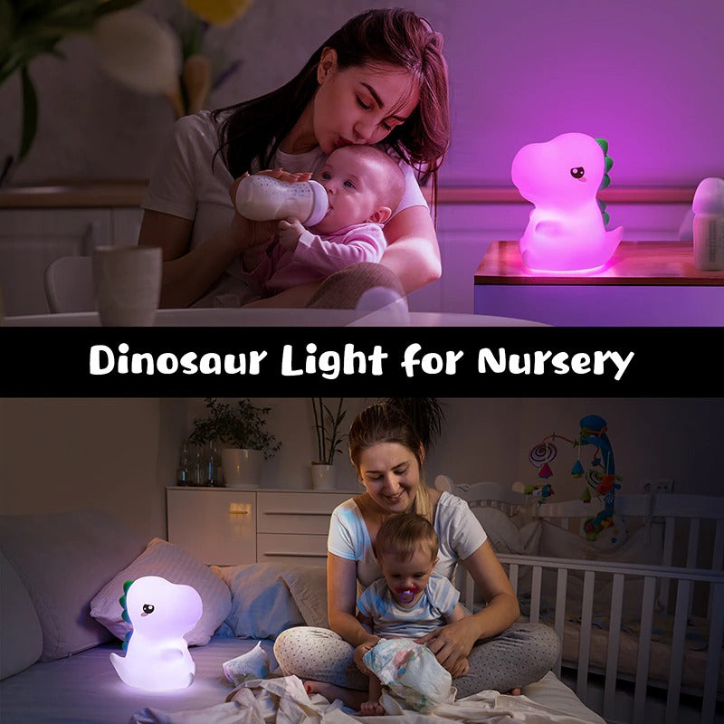 Baby Dinosaur Night Lamp Light Bedroom with Remote Control