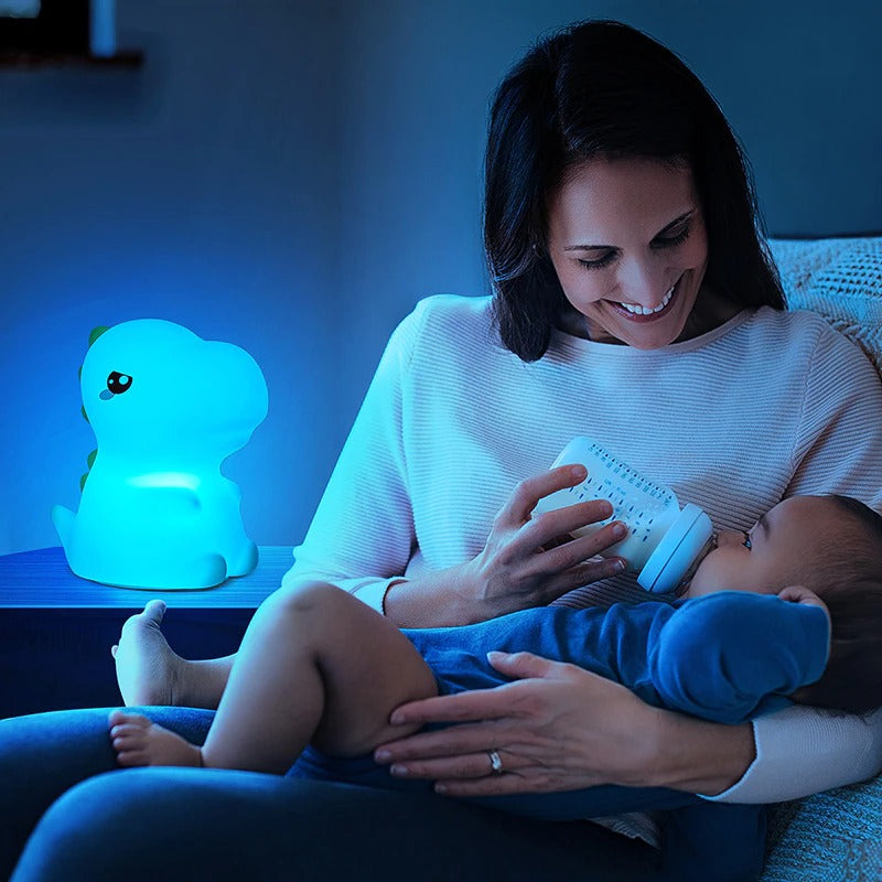 Baby Dinosaur Night Lamp Light Bedroom with Remote Control