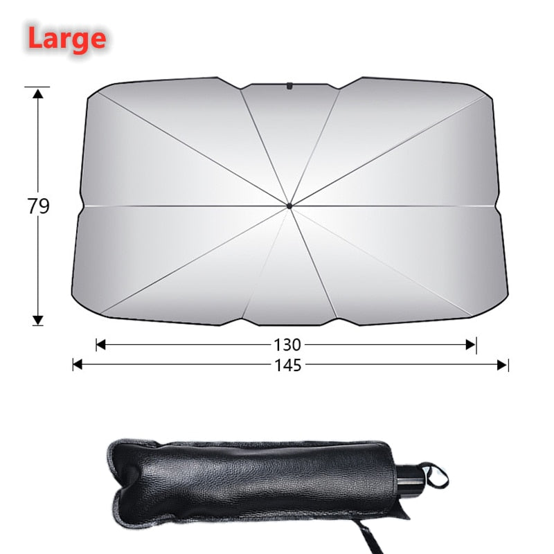 Car Sun Shade Protector Interior Windshield Front Window Sunshade