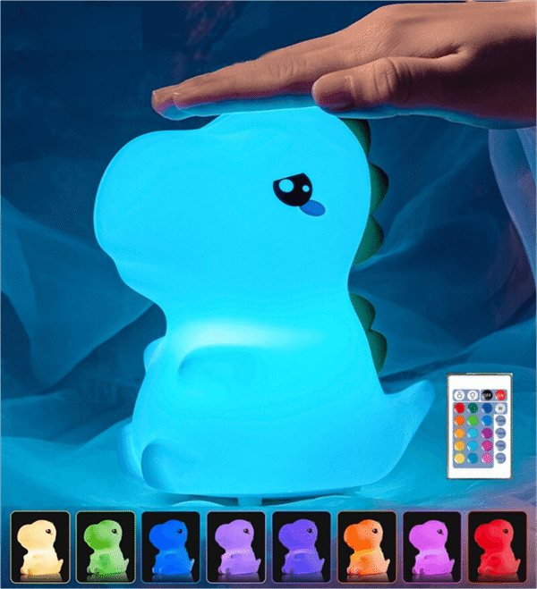 Baby Dinosaur Night Lamp Light Bedroom with Remote Control