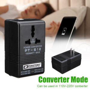 Transformer Power Converter Adapter 2-Way Voltage 110V/120V To 220V/240V