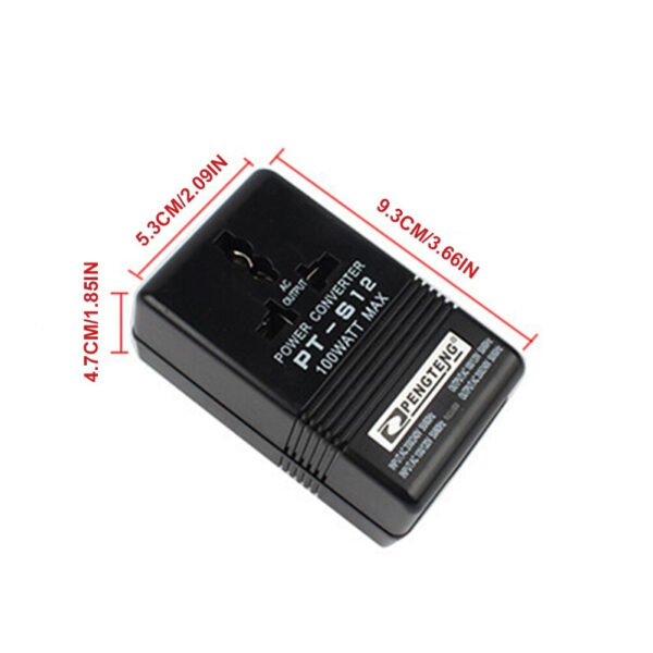 Transformer Power Converter Adapter 2-Way Voltage 110V/120V To 220V/240V