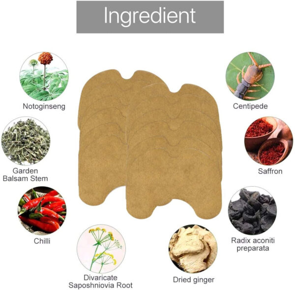 Knee patch Pain Relieving Patch Reduce Inflammation Self-Heating Sticker Cold Protection Wormwood Extract Body Patch