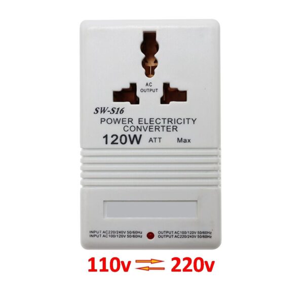 Travel Adapter Switching Transformer Professional Converter 110v to 220v Dual Voltage
