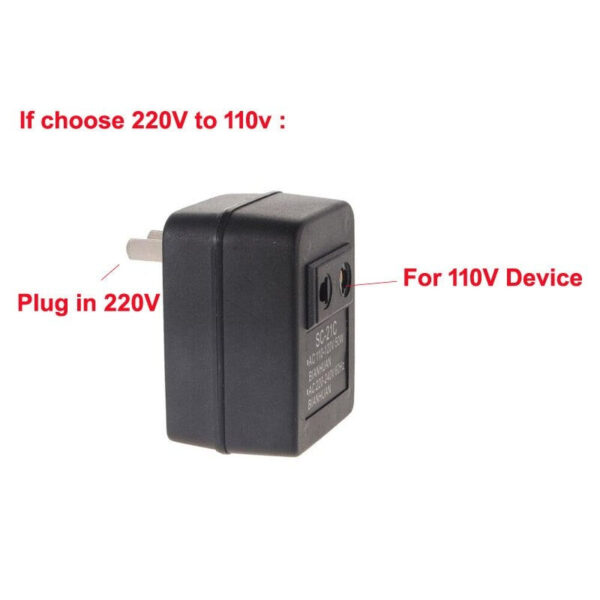 110v To 220v & 220v To 110v Power Voltage Converter Adapter Travel Transformer