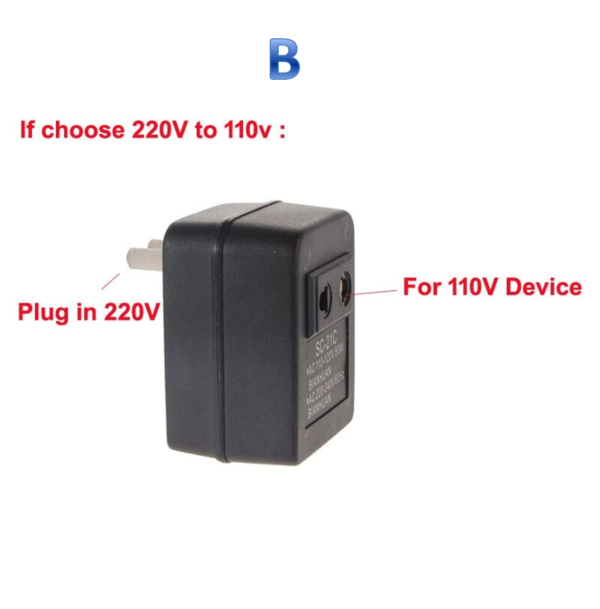 110v To 220v & 220v To 110v Power Voltage Converter Adapter Travel Transformer