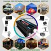 Converter Charger Adapter 12v To 110v & 220v Voltage Transformer 4000W
